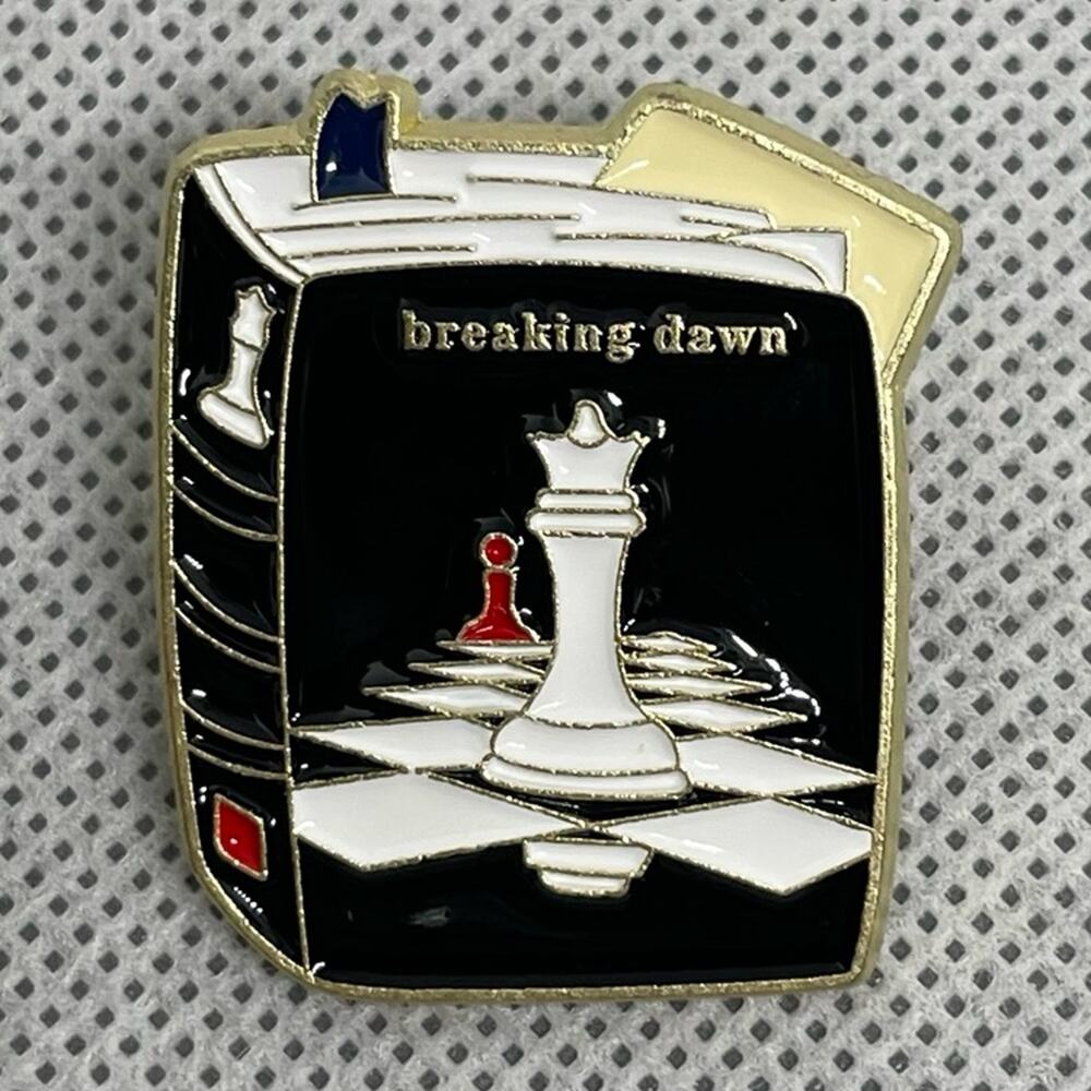 Breaking Dawn ~ Twilight Saga Metal Enamel Book Series Pin